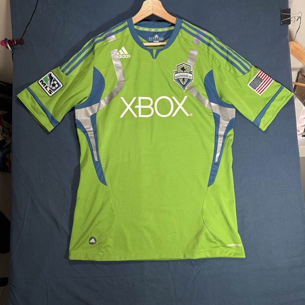 Seattle Sounders 2011/12 Jersey Gspurning Goalie Adidas SIGNED Large - No COA - Picture 6 of 12